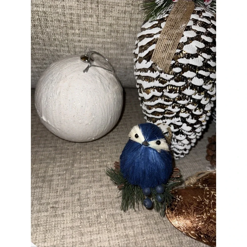 Lot Of 11 Cracker Barrel Christmas Ornaments NWT Woodsy‎ Animals Birds